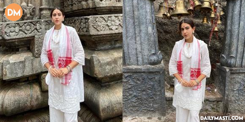 Sara Ali Khan expresses gratitude as she visits Kamakhya Temple in Guwahati; Shares PHOTOS from her trip