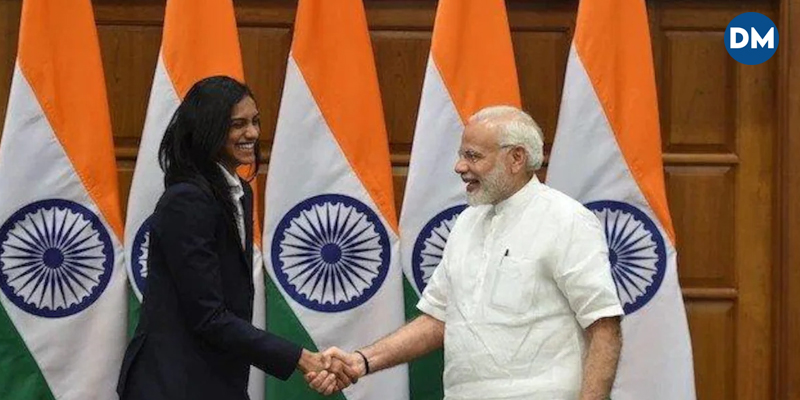 PM Narendra Modi offers ice cream to medallist PV Sindhu post her win at Tokyo Olympics 2020