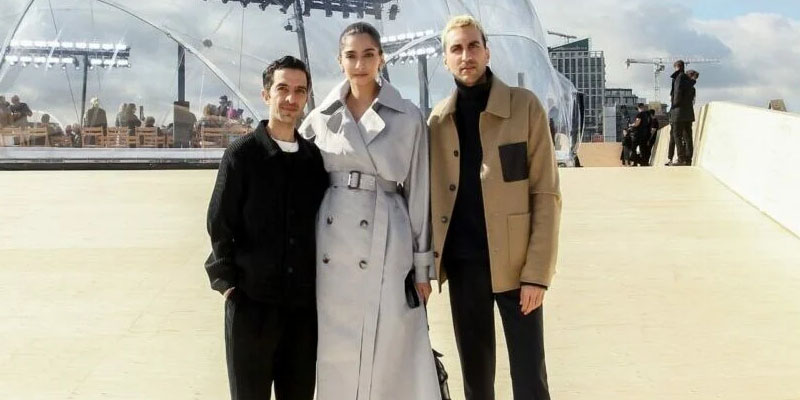 Sonam Kapoor Ahuja makes heads turn at Alexander McQueen fashion show