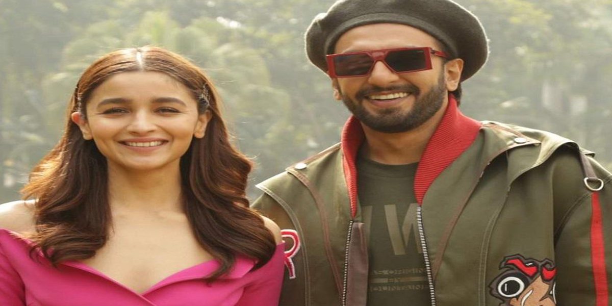 Ranveer Singh, Alia Bhatt take a break from shoot