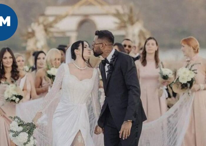 Ace cricketer Hardik Pandya and his wife Natasa Stankovic's official wedding pics