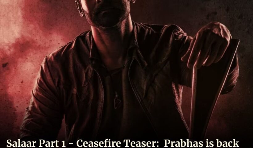 The teaser for #Salaar was released a few hours ago. Salaar Part 1 with #Prabhas