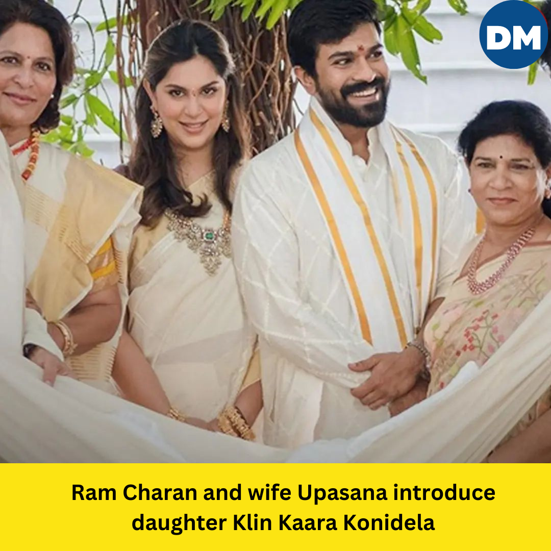 Ram Charan and wife Upasana introduce daughter Klin Kaara Konidela